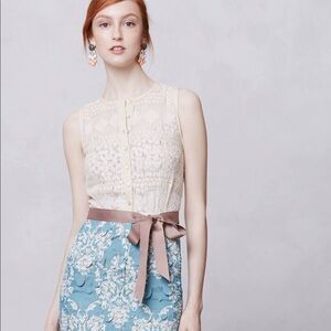 Anthropologie Beguile by BYRON LARS Fleur-De-lys Sheath Dress